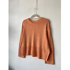 Sweater salmón algodón. Talla: M/L 2