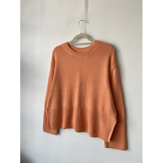 Sweater salmón algodón. Talla: M/L