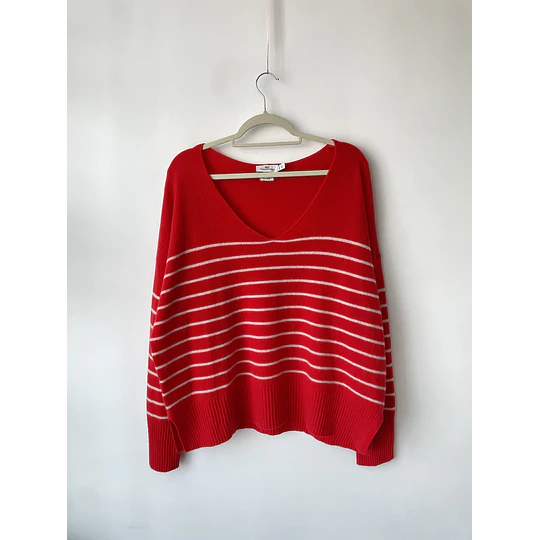 Sweater marinero Cachemira. Talla: 2XL