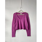 Sweater magenta. Talla: M 1