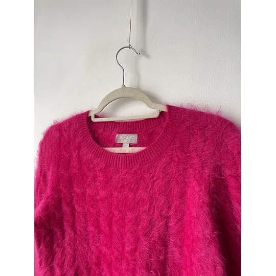 Sweater cachemira fucsia. Talla: XS