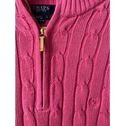 Sweater trenzado rosa. Talla: L chico (M) 3
