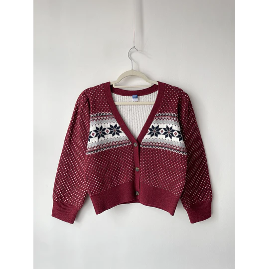 Cárdigan nordic. Talla: L niña (S/m mujer) 