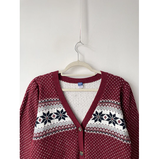Cárdigan nordic. Talla: L niña (S/m mujer) 