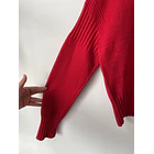 Sweater tortuga rojo. Talla: M 3