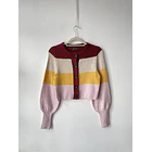 Cárdigan rayado. Talla: S 1
