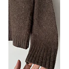 Sweater café cachemira. Talla: S 3