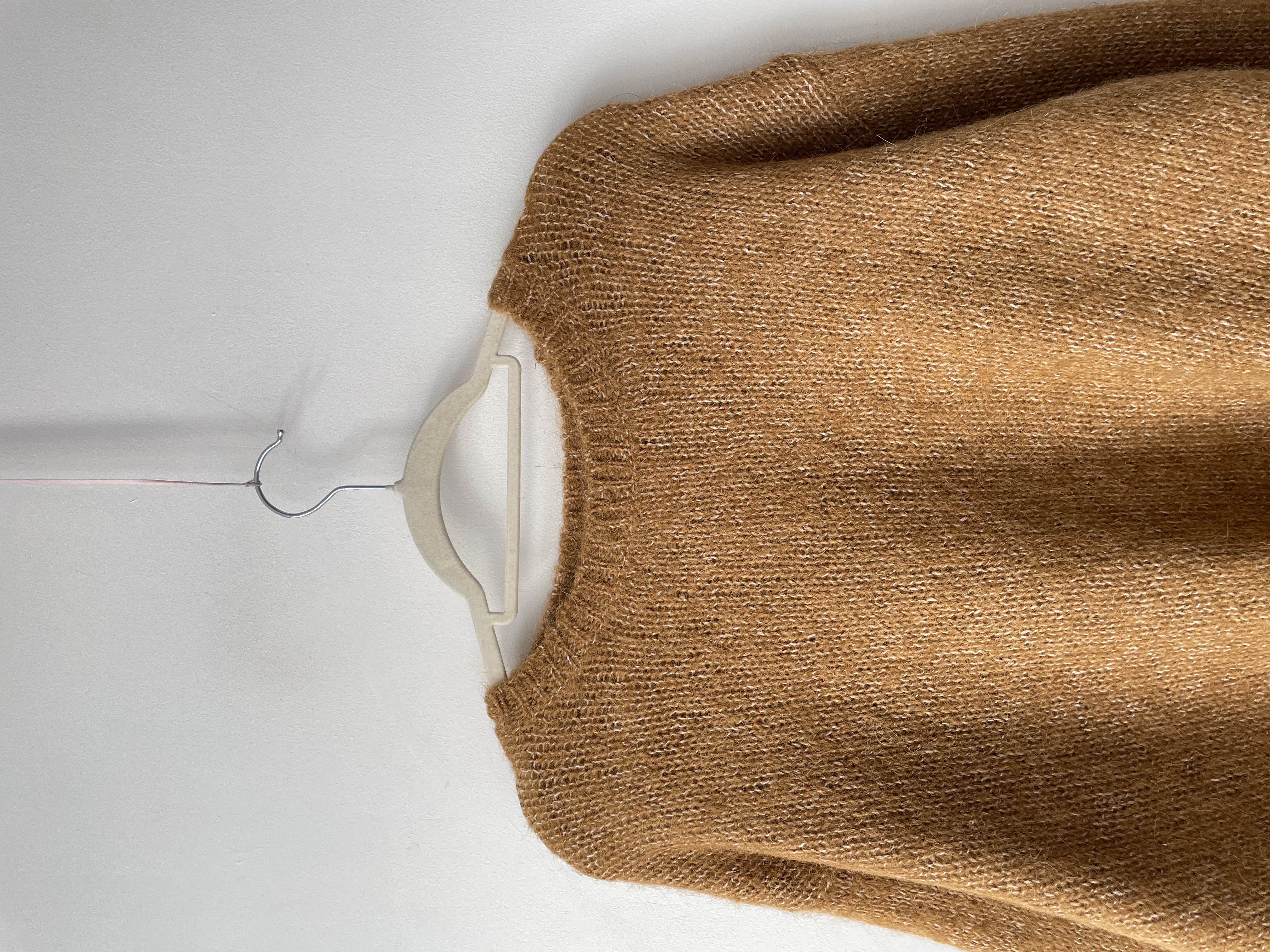 Sweater camel lana y alpaca. Talla: M holgado 2