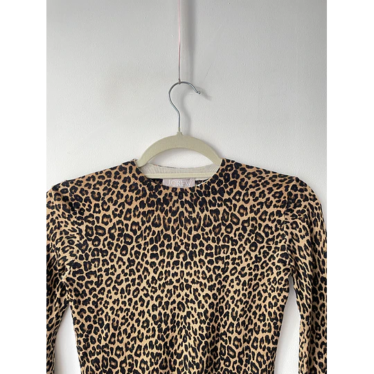 Camiseta leopardo. Talla: XS