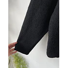 Chaqueta Lana negra. Talla: XL 4