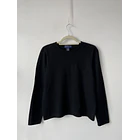Sweater negro lana merino. Talla: XL 1