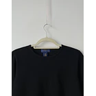 Sweater negro lana merino. Talla: XL 2