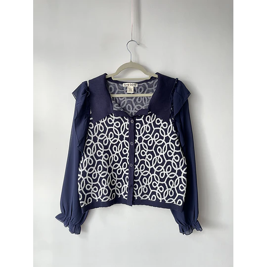 Cárdigan blusa. Talla: S