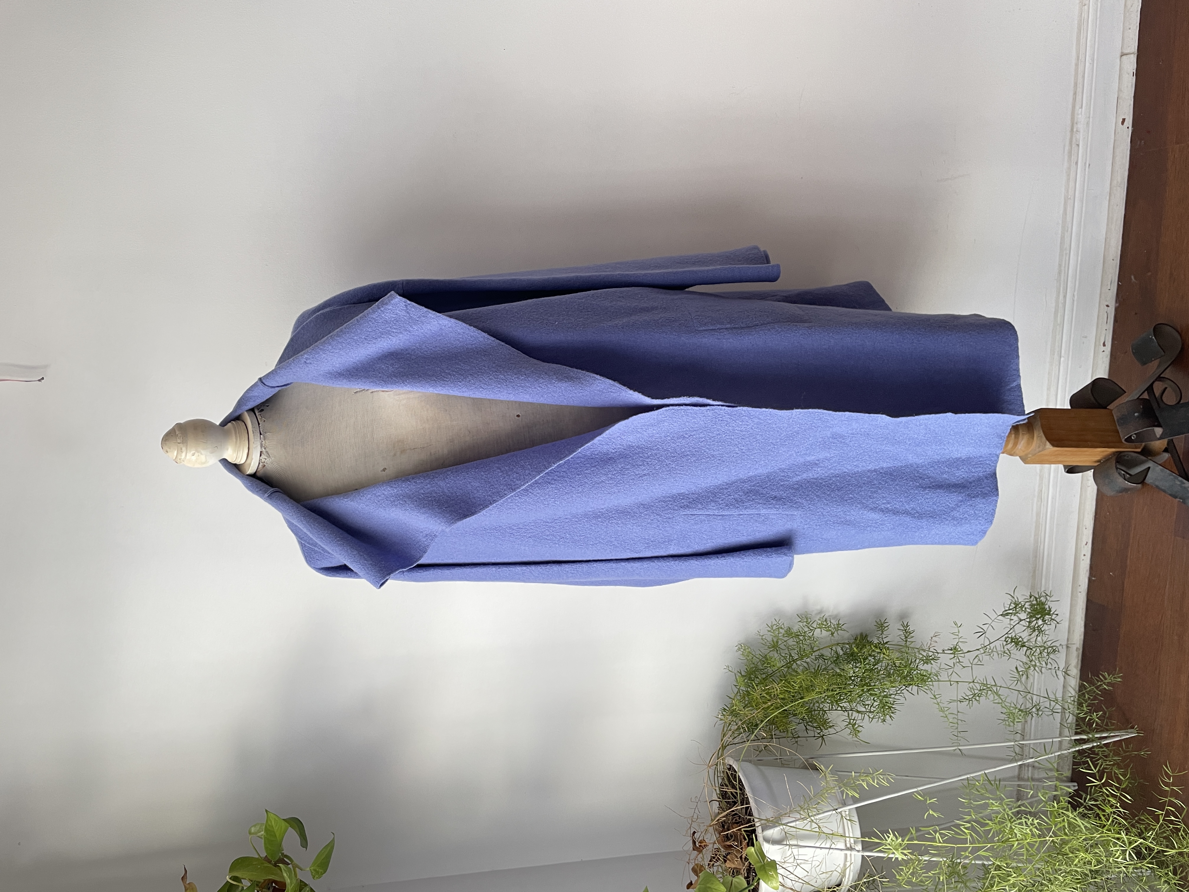 Tapado celeste Lana. Talla: XL 1
