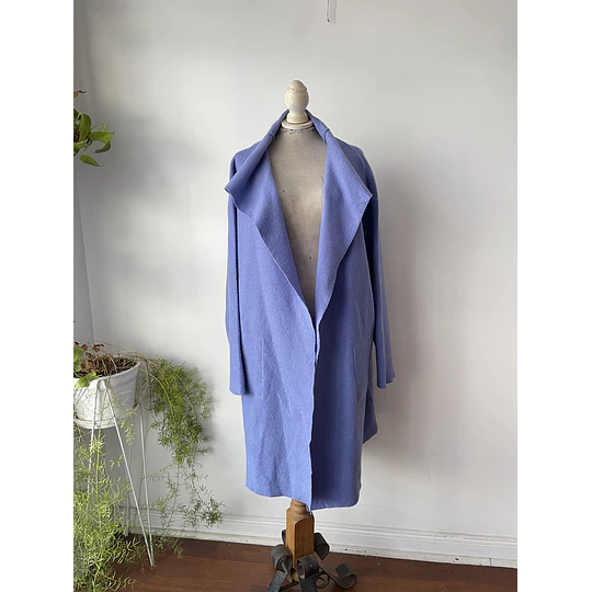 Tapado celeste Lana. Talla: XL