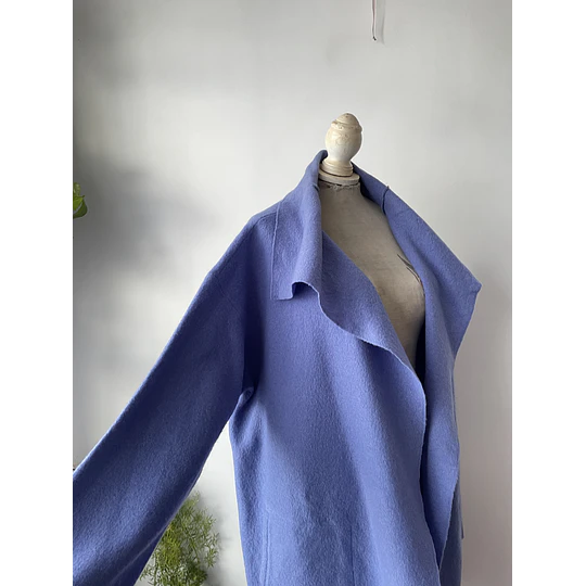 Tapado celeste Lana. Talla: XL