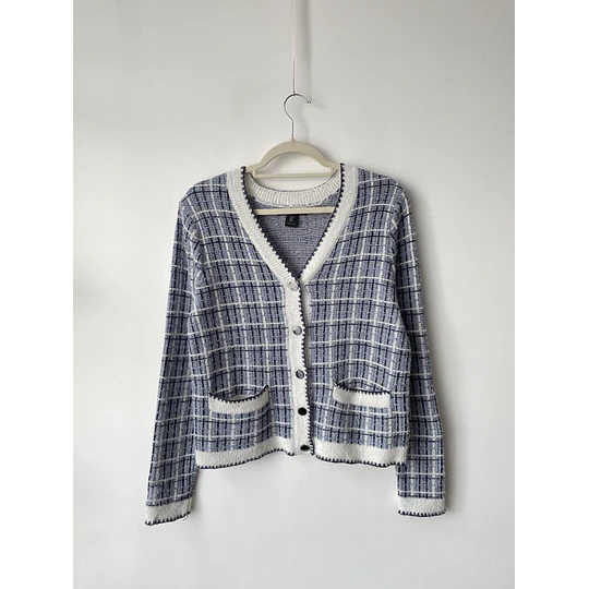 Cárdigan Tweed. Talla: M
