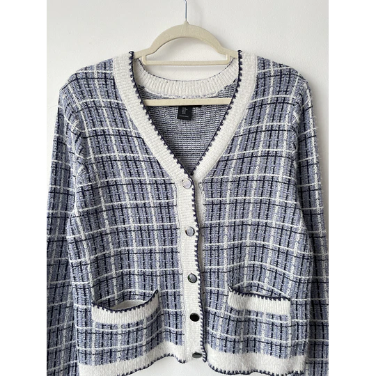 Cárdigan Tweed. Talla: M