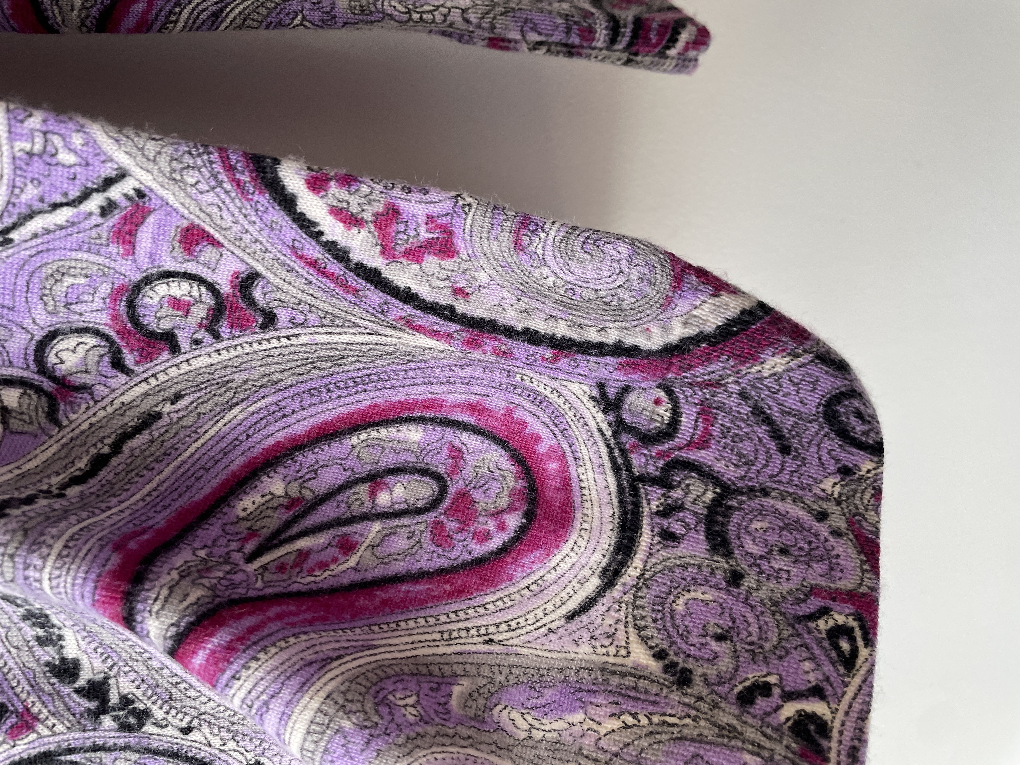 Camiseta paisley Lana merino. Talla: Sp 4