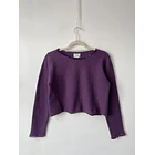 Sweater crop Lana cordero. Talla: M 1