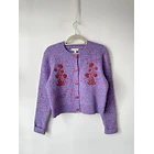 Cárdigan bordado. Talla: S 1