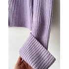 Cárdigan lila lana y cachemira. Talla: XS/S 3