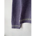 Sweater morado Lana cordero. Talla: L 3