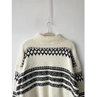 Sweater nordic crema. Talla: M/L 2