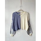 Sweater bicolor. Talla: S oversized 1