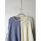 Sweater bicolor. Talla: S oversized 2