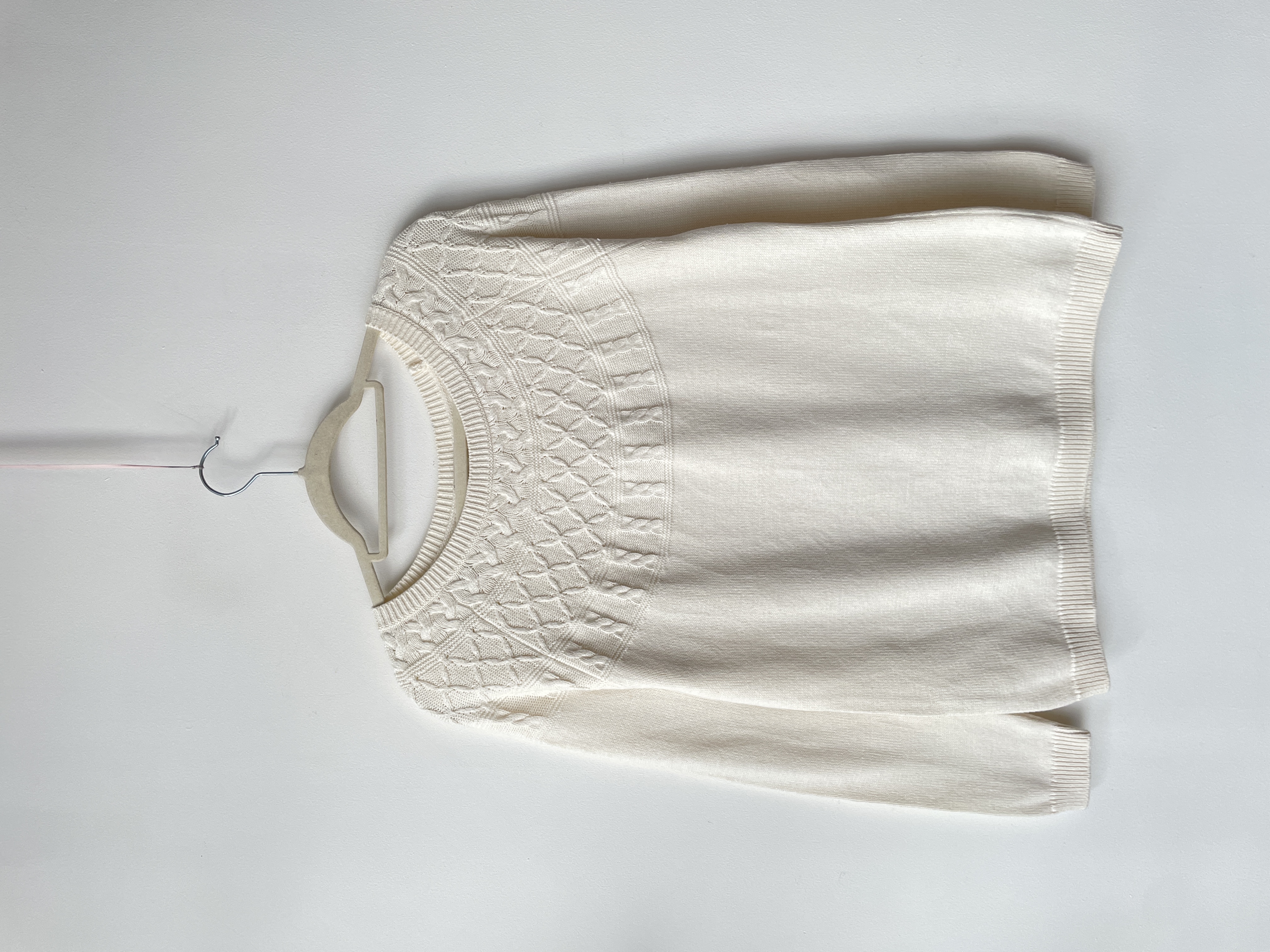 Sweater blanco. Talla: Mp 1