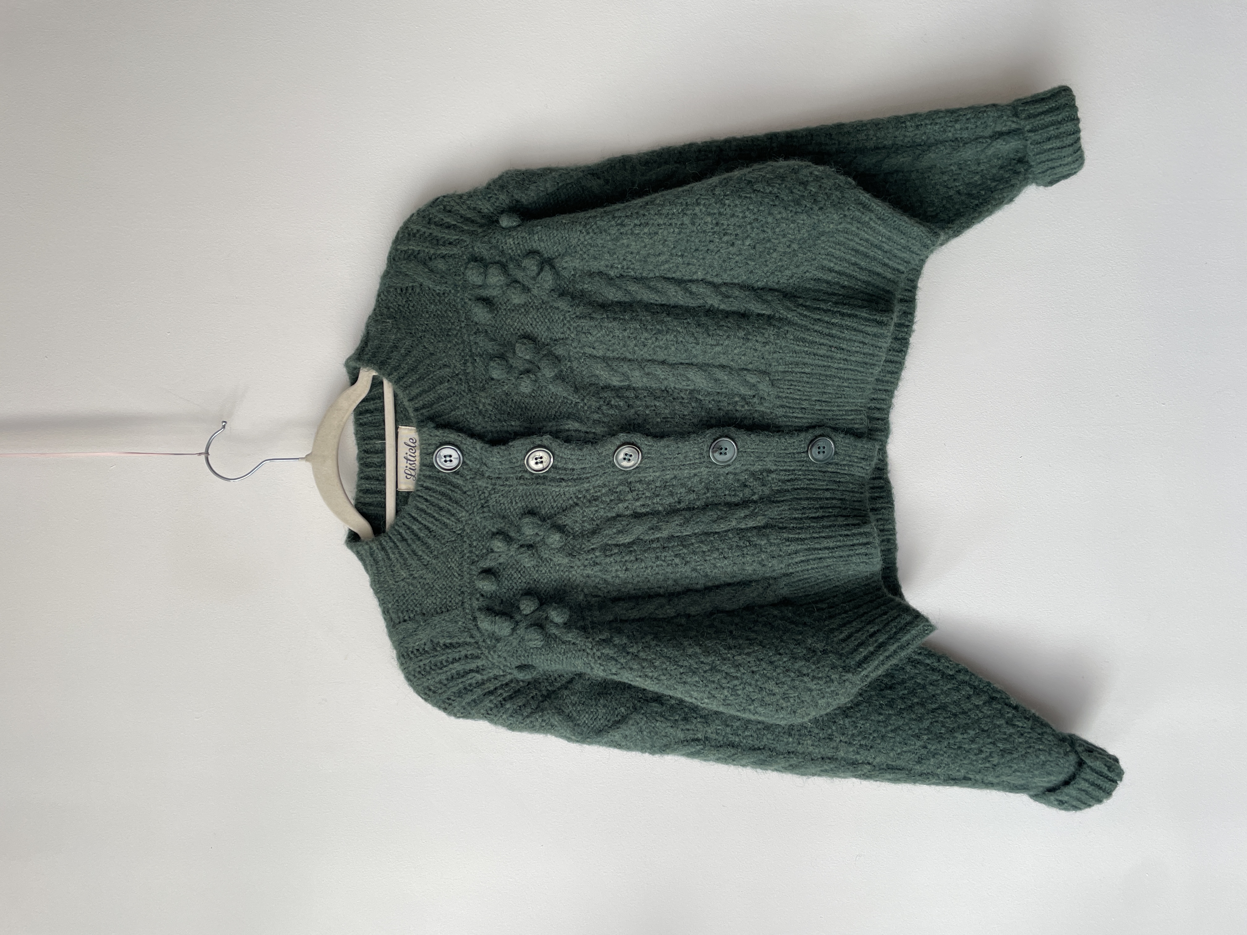 Cárdigan verde. Talla: S 1