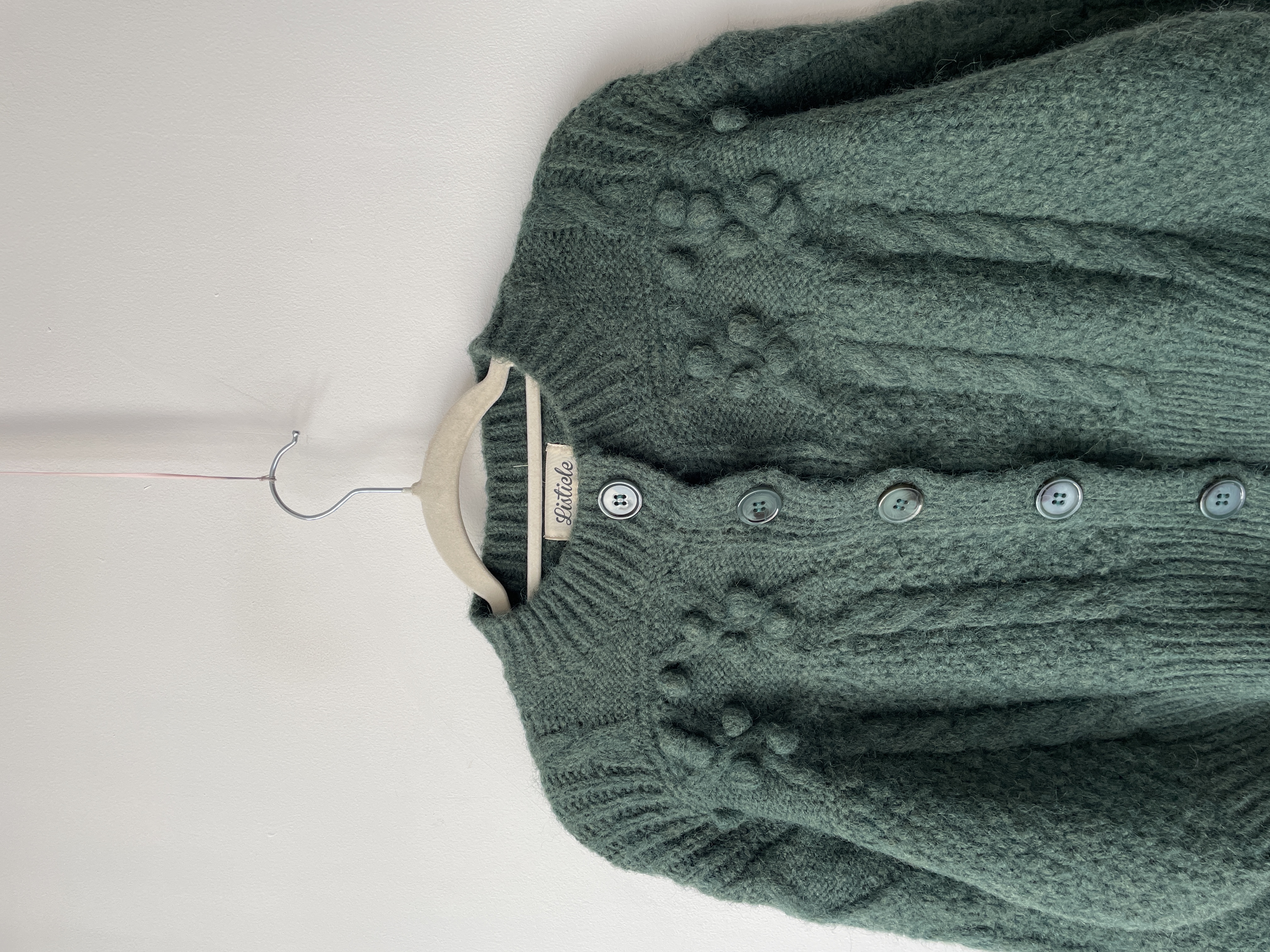 Cárdigan verde. Talla: S 2