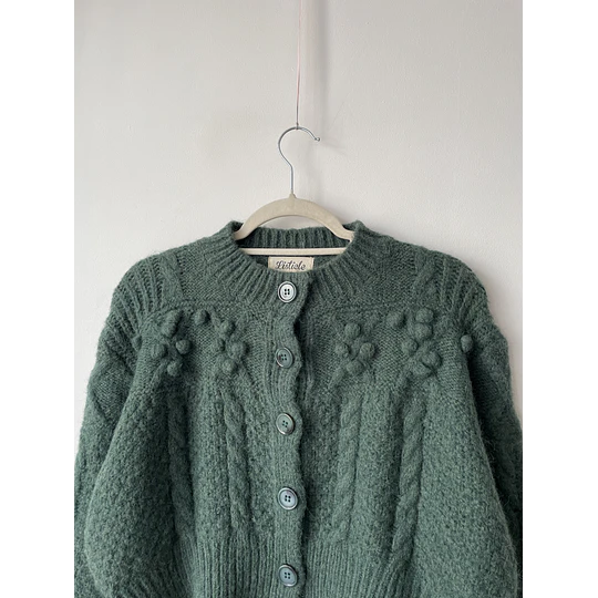 Cárdigan verde. Talla: S