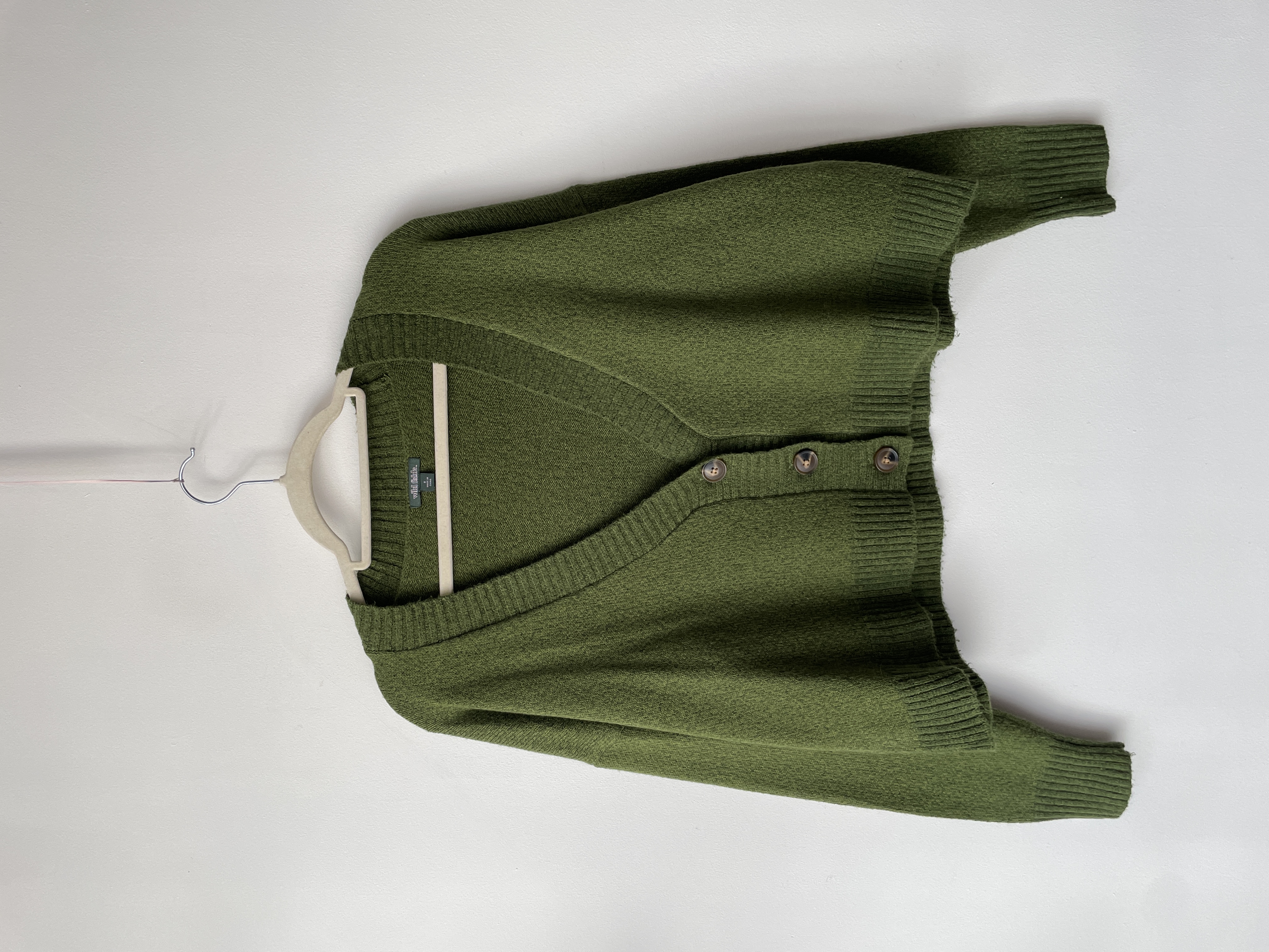 Cárdigan verde. Talla: L 1