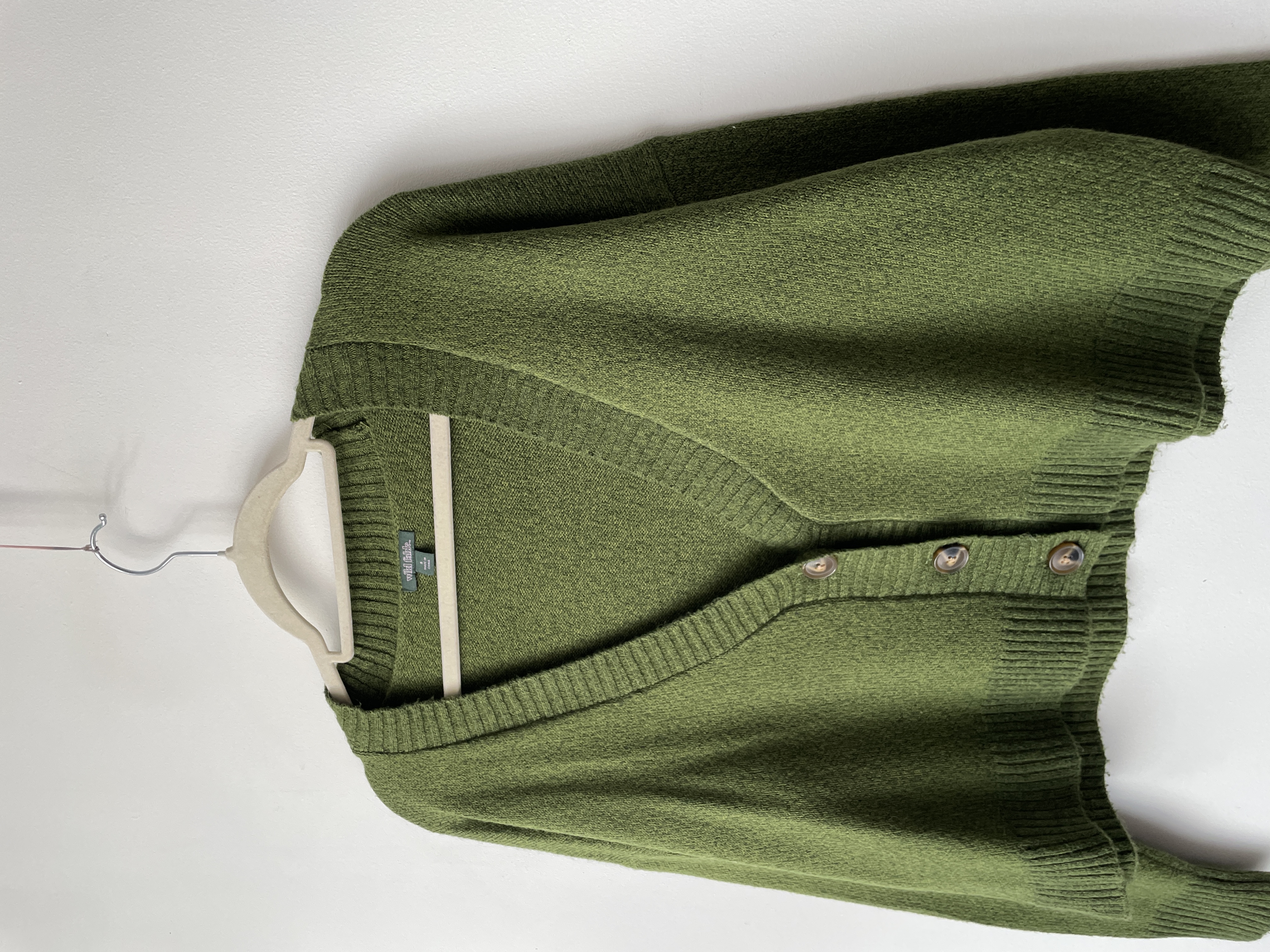 Cárdigan verde. Talla: L 2