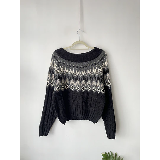 Sweater nordic. Talla: S oversized (M)