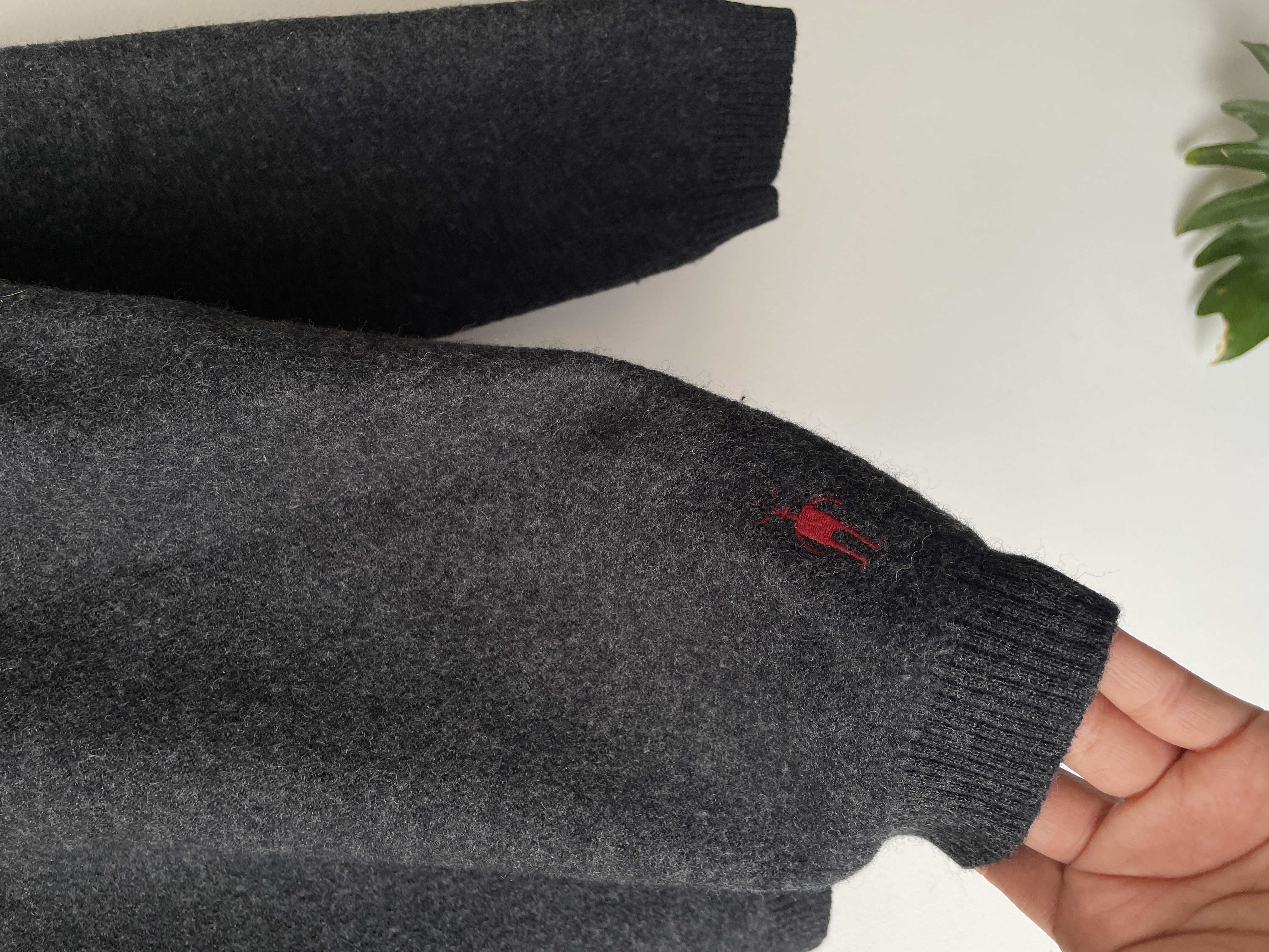 Sweater  gris, lana merino. Talla: M chico (XS/S)  3