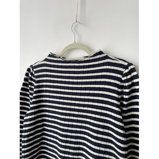 Polera rayada. Talla: L