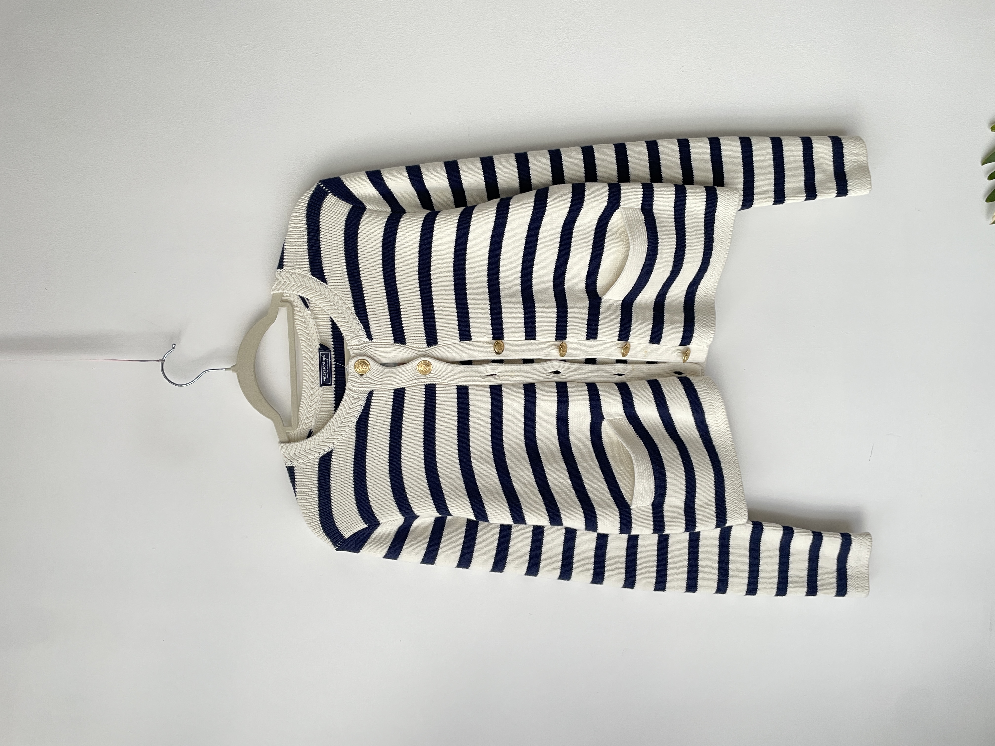 Cárdigan navy Algodón y cachemira. Talla: S 1
