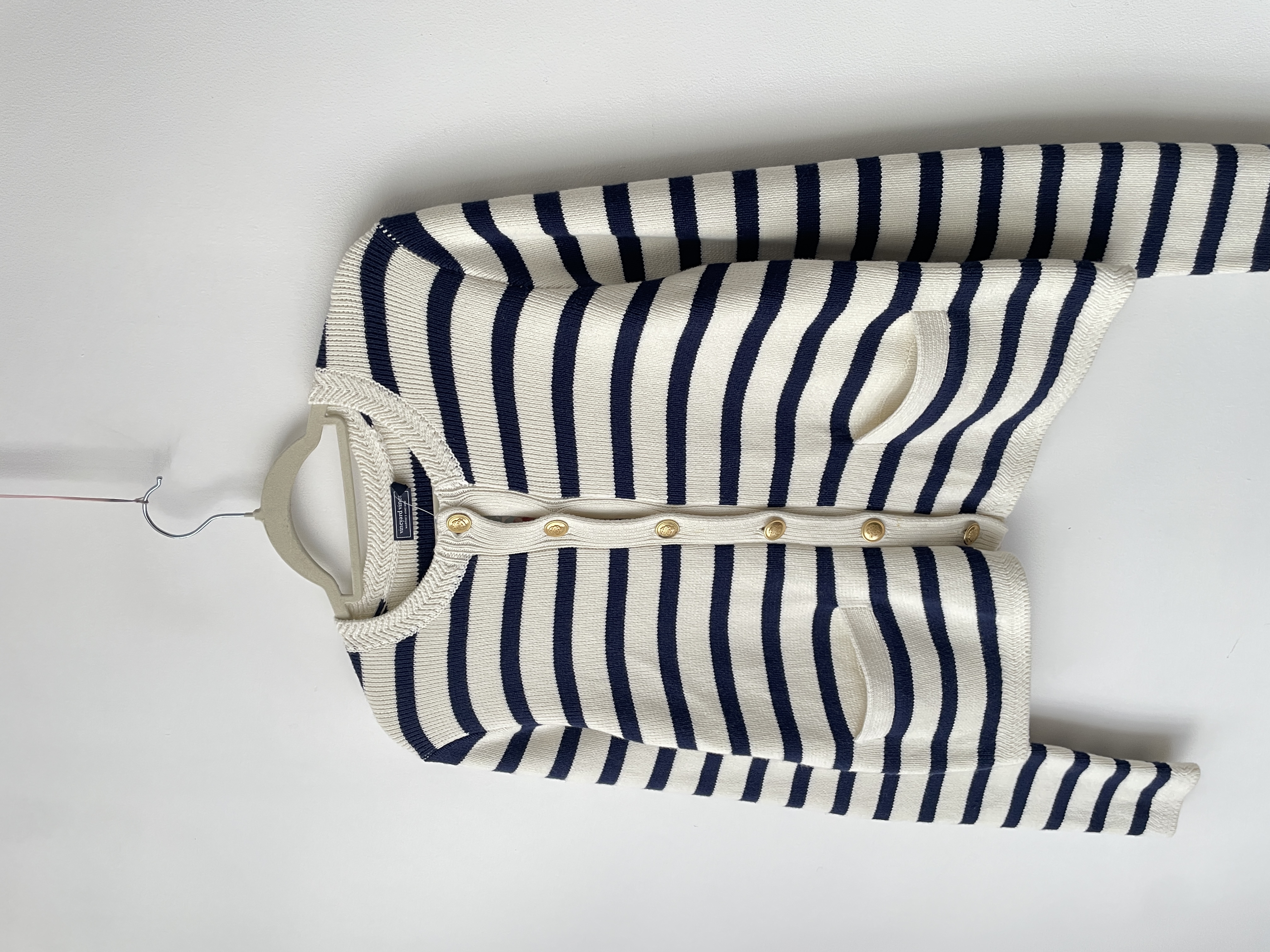 Cárdigan navy Algodón y cachemira. Talla: S 2