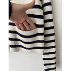 Cárdigan navy Algodón y cachemira. Talla: S 4
