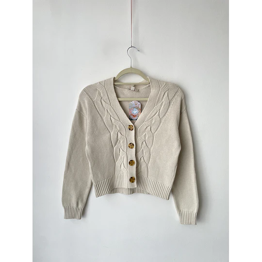Cárdigan trenza. Talla: XS