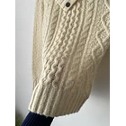 Sweater crema lana y camello. Talla: S 3