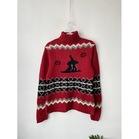 Sweater lana cordero. Talla: S