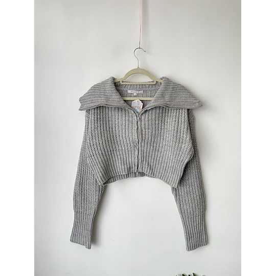 Cárdigan gris. Talla: M