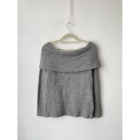 Sweater hombros lana. Talla: S/M