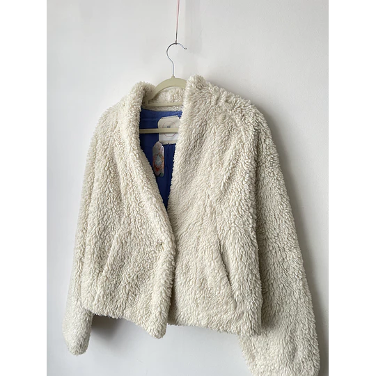 Felpudo blanco. Talla: L oversized (XL+)