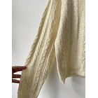 Sweater crema. Talla: M 3