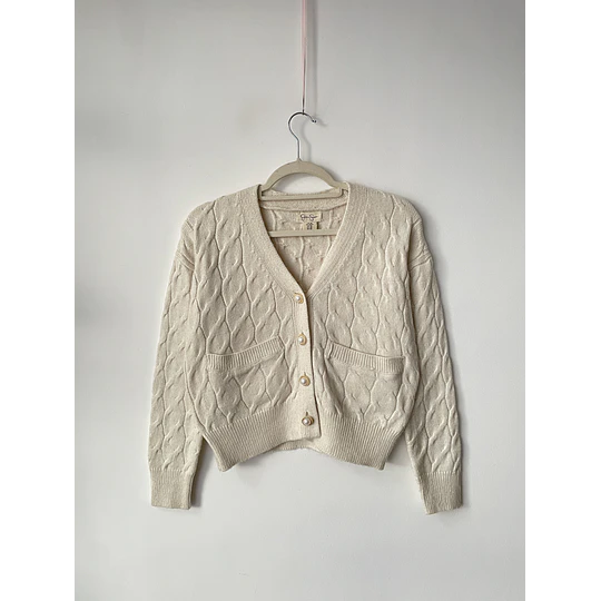 Cárdigan botones. Talla: XS